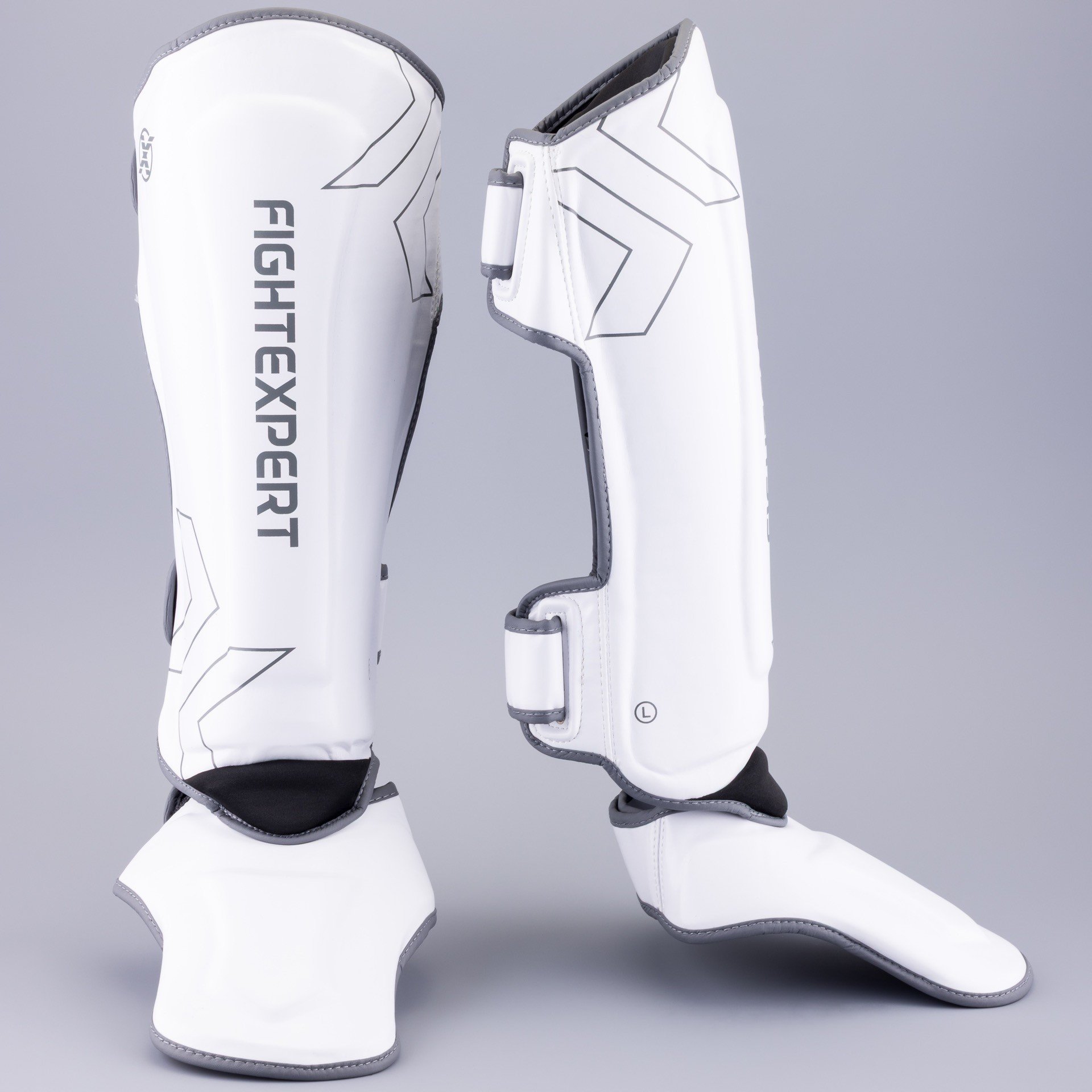 Защита голень-стопа Fight EXPERT Sparring белый