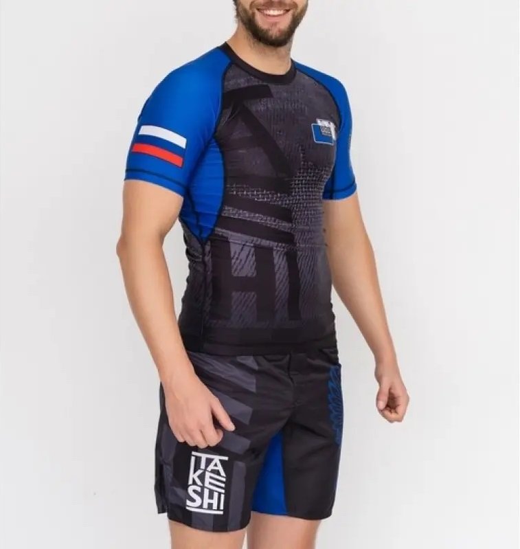 Рашгард союз ММА синий