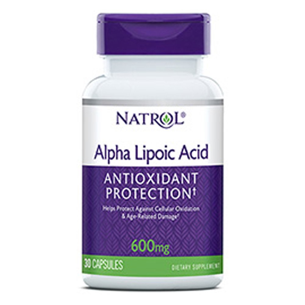 Natrol Alpha Lipoic Acid 600 мг. (30 капс.)