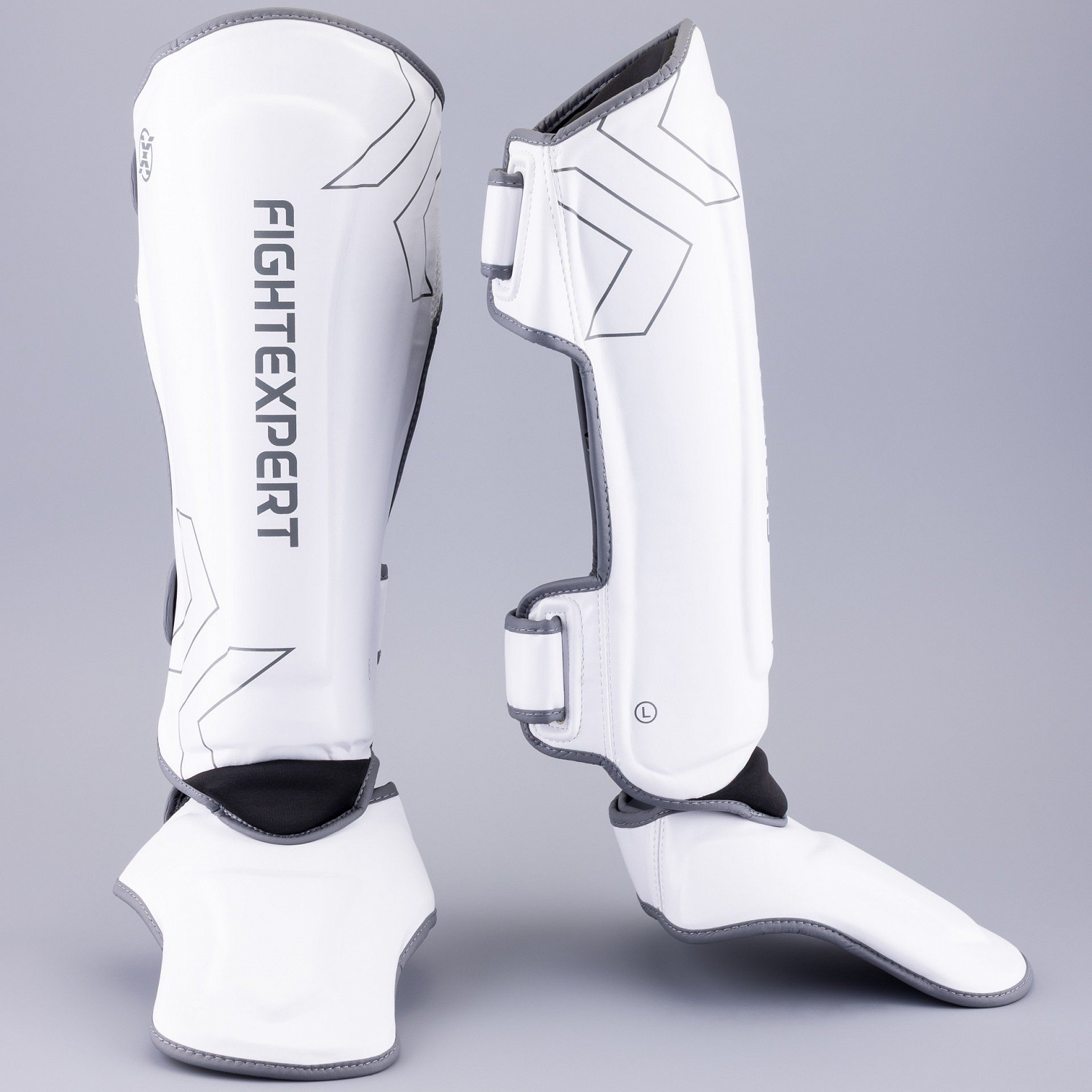 Защита голень-стопа Fight EXPERT Sparring белый